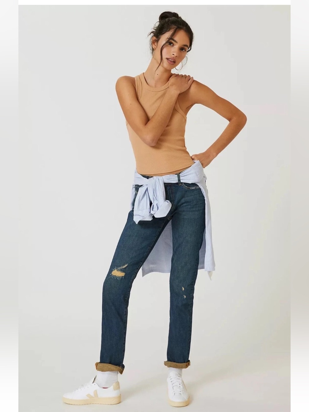 Anthropologie Pilcro Slim Boyfriend Jeans
